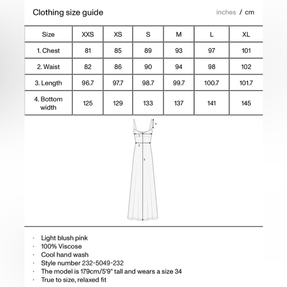 Toteme Draped viscose cami dress blush - Picture 4 of 4